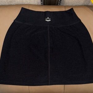 Beyond Yoga Black Mini Skort